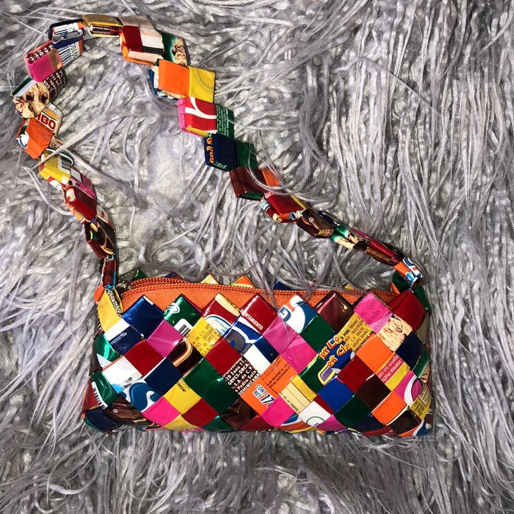 Candy wrapper purse